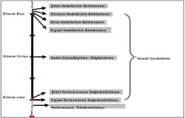 Şekil 3: Performans Değerlendirme Sürecinin İşleyişi 