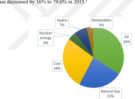 Figure 1.1 World energy mix 2017   Source: BP 2018a