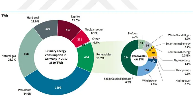 Figure 1.2 Primary Energy Consumption in Germany (TWh) 