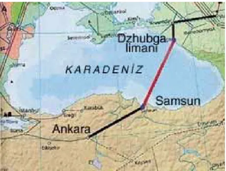 Şekil 3: Mavi Akım Doğalgaz Boru Hattı