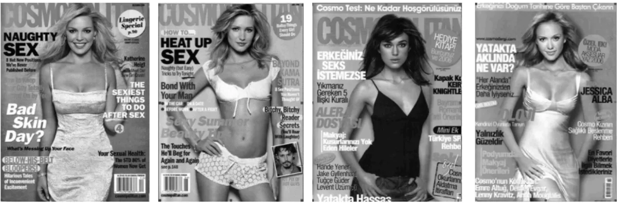 Figure 5.3 The models on the covers 