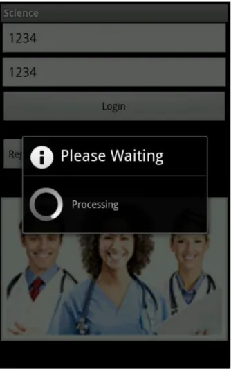 Figure 5.45: Login Page 2 of Mobile Science 