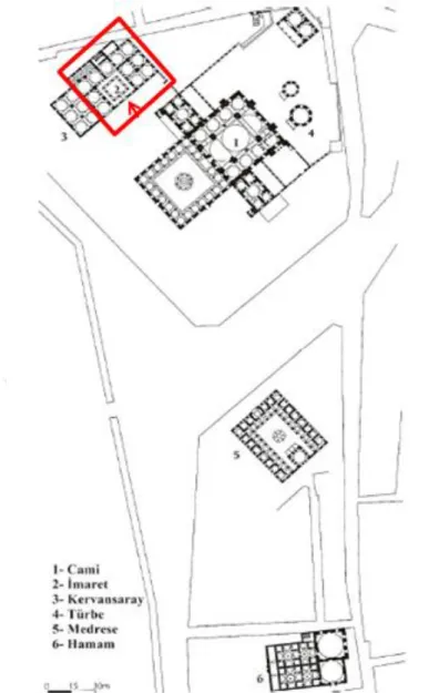 Şekil 32 İmaretin planı (A. Yüksel’den) 