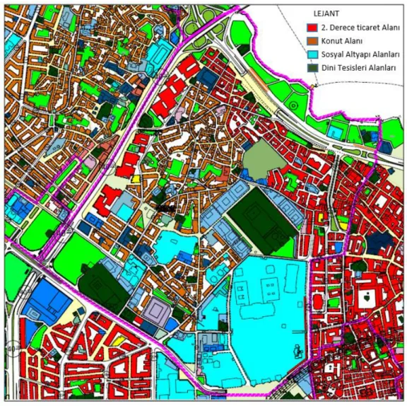 Şekil - 8: 2012 Tarihli 1/1000 Ölçekli Tarihi Yarımada İmar Planı 