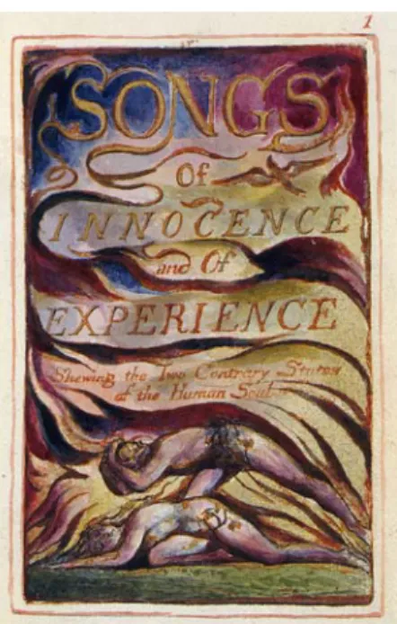 Şekil 2:  William Blake, Songs of Innocence and of Experience, 1789 