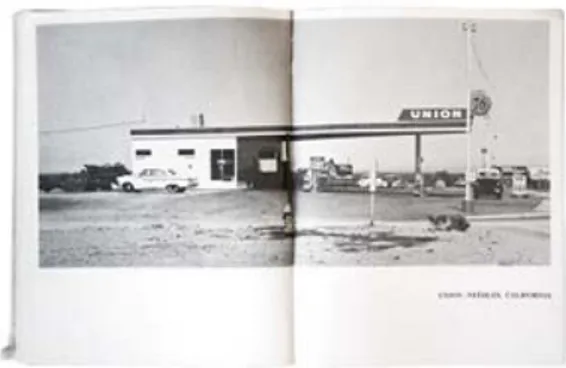Şekil 8: Edward Ruscha, Twenty-Six Gasoline Stations 1962, 1963 