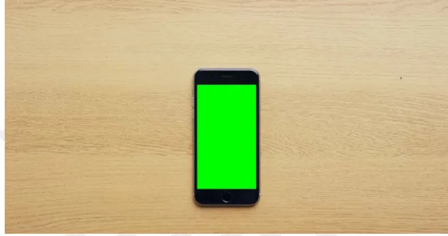 Şekil 4.8 Telefon ekranını "green screen"e çeviren programlar yardımıyla kayıt alma 