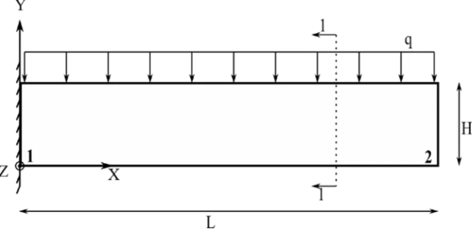 Şekil 3.8. Konsol Kiriş Örneği (Sem_y). 