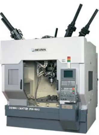 Şekil 1.1. Ticari bir hegzapod işleme merkezi olan Okuma PM-600 makinesi (Okuma, 2012)
