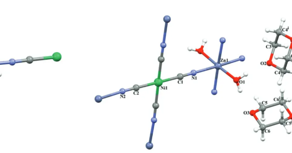 Figure 2. Molecular structure of crystal 2 showing the