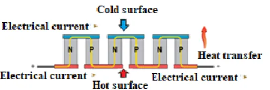 Figure 1: General structure of TEG modules. 