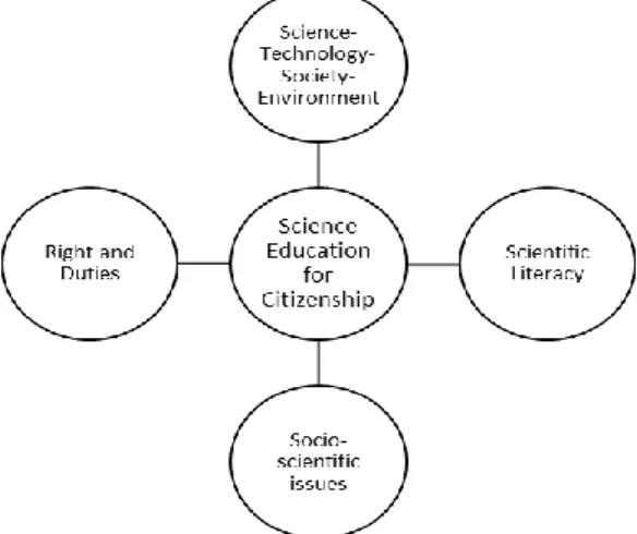 Figure 1. Themes for science education for citizenship 