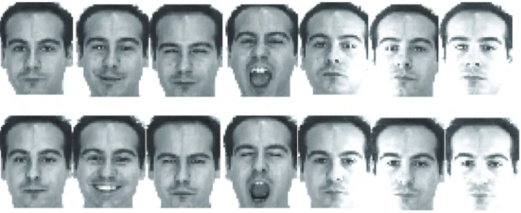 Figure 1. Sample images of a person from Ar-Face database.