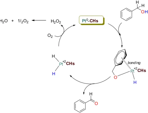 Figure 6.  Proposed mechanism for the oxidation reaction.