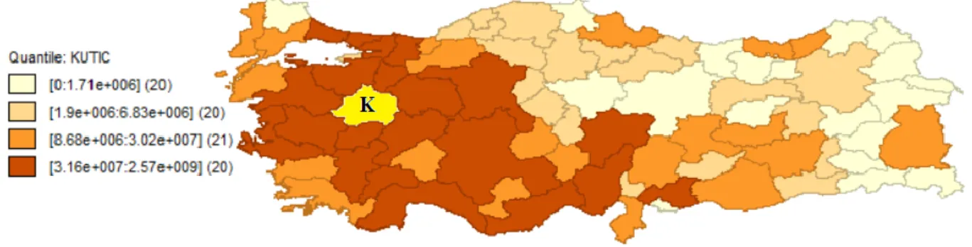 Şekil 3: Kütahya’nın Toplam Ticaretine İlişkin Bulgular 