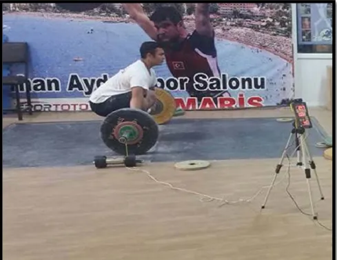 Şekil 5: Tendo Weightlifting Analyzer Cihazı  Tablo 7:  Algılanan Yorgunluk Düzeyi Ölçeği 