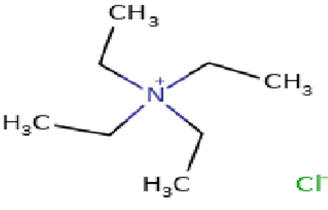 Şekil 2.8. Tetraetilamonyum Klorürün Kimyasal Yapısı (https://chem.nlm.nih.gov ). 
