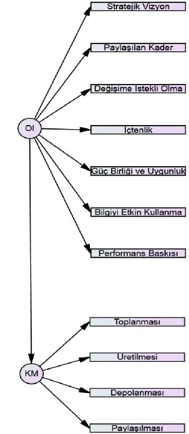 Şekil 4.1 : Araştırmanın Öngörülen Modeli 