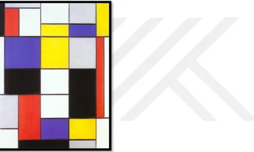 Şekil 2.9: Mondrian, Composition A, 1923 