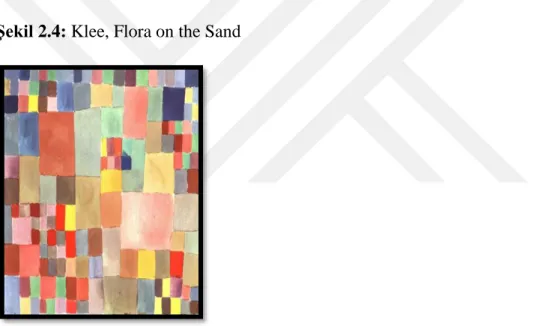 Şekil 2.4: Klee, Flora on the Sand 