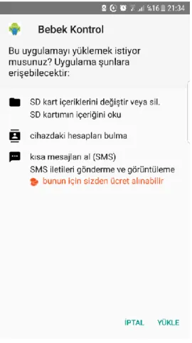 Şekil 4.5. Programın kurulumu. 