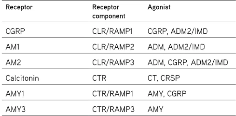 Figure 1.  CLRs  are  G  protein-dependent  receptors  and  contain  7  transmembrane domains