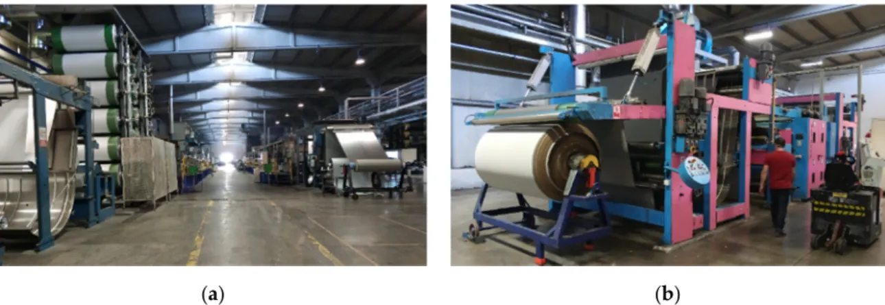 Figure 1.  (a) Fabric loaded batch trolley, (b) Electric Towing Tractor, (c) Human-Powered Towing  Tractor