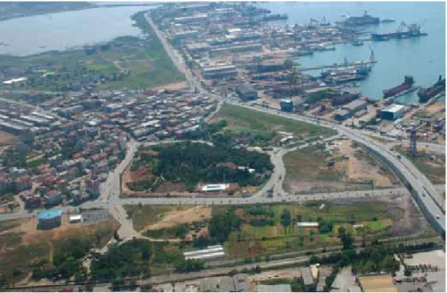 Figure 26. The Greater Spring, shipyard and  Tuzla (Kamil Abduş) Lake (Tuzla Mineral  Springs archive)