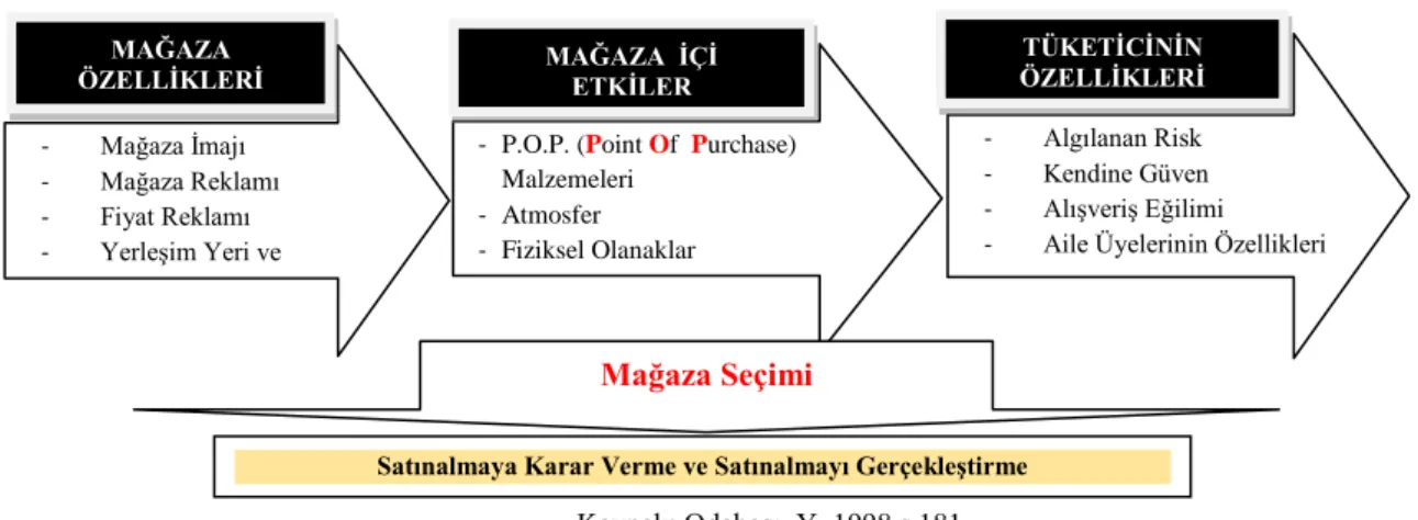 Şekil 2: Mağaza Seçimindeki Etkiler