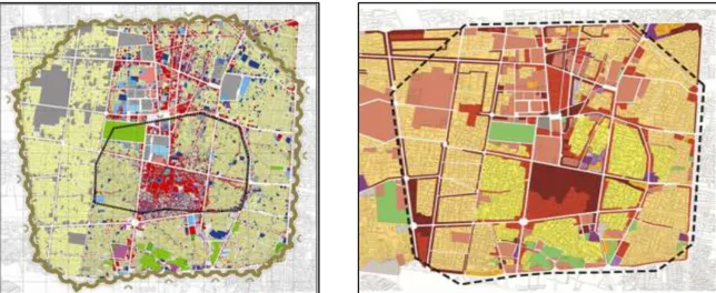 Figure 8: Odlajan in the historical area of Tehran, land use (source: Consulting Engineers BAVAN)  RECOGNITION AND ANALYSIS OF THE STUDY AREA 