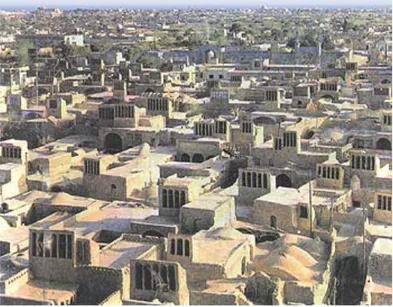 Figure 4: the picture of the direction of air holes in the desert city of Meybod 