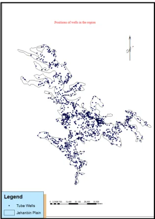 Figure 4. Comparison of changes in groundwater levels measured in 2013 with those estimated for  years 2018 and 2025 