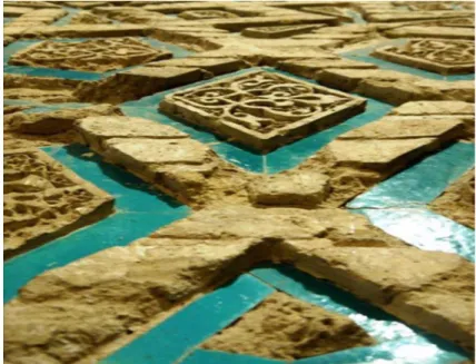 Figure 3: the decoration from combination of brick and tile  GYPSUM PLASTER DECORATIONS 