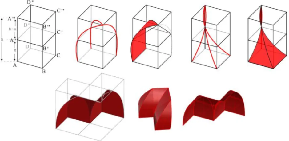 Figure 5. Modelling exercise of a muqarnas unit. 