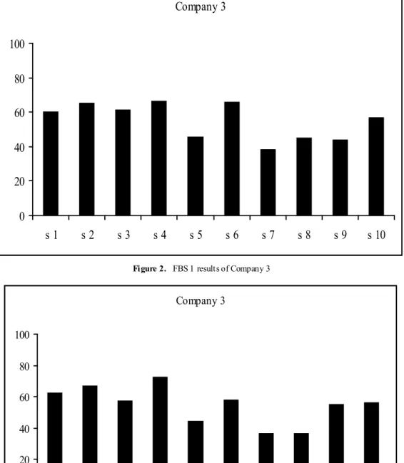 Figure 2.  FBS 1 results of Company 3 