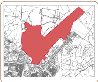 Fig 1: the territory designated as the space required for the design of the city entrance from Astara 