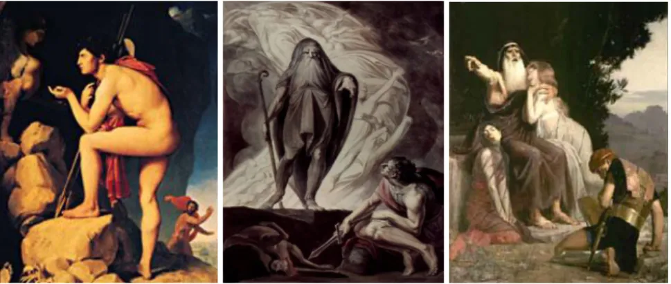 Figure 4: Oedipus and  H. Füssli, 1780-1785 (