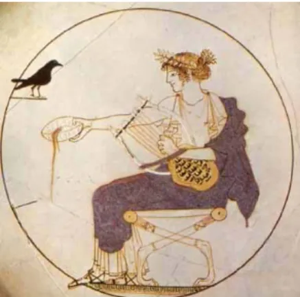 Figure 13. Apollo (Attic Red Figure, 470 BC) 