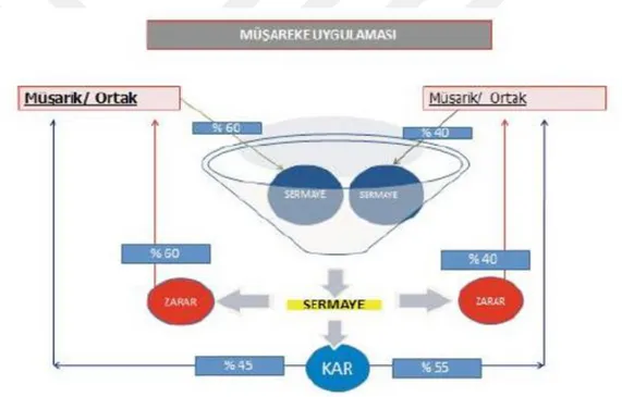 Şekil 2.3. Katılım Bankacılığında Müşareke Uygulaması  2.4.3. Selem 