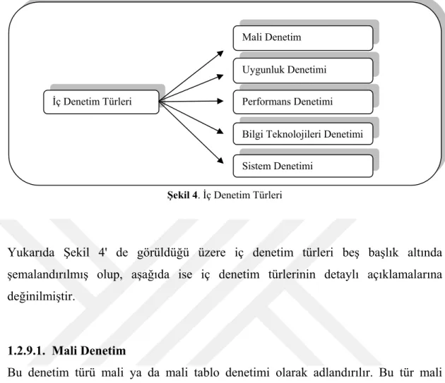 Şekil 4. İç Denetim Türleri 
