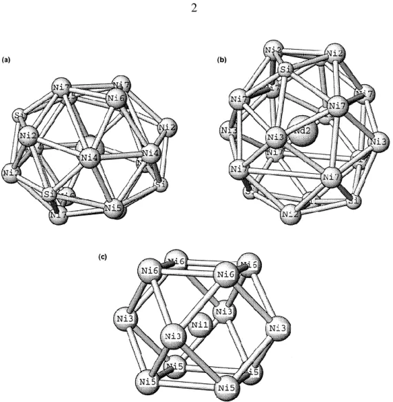 Şekil 1.2. (a) Nd1, (b) Nd2, (c) Ni1 kristal konumlarındaki çokyüzlünün görünümü. 