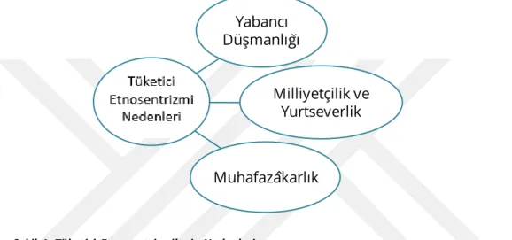 Şekil  1: Tüketici  Etnosentrizmi’  nin Nedenleri 