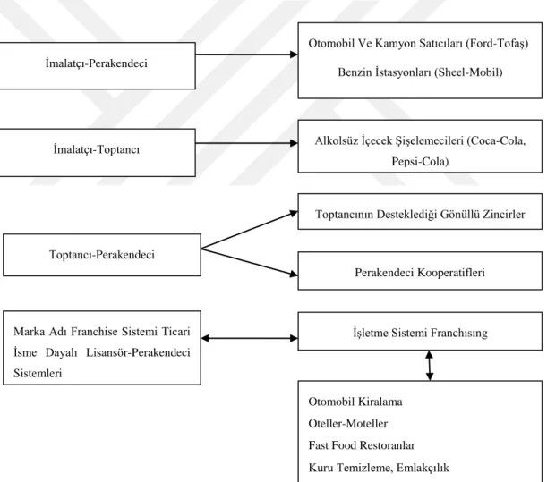 ġekil 1.3: Franchising Türleri 
