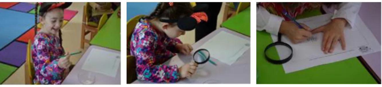 Figure 16. Observing pill bugs 