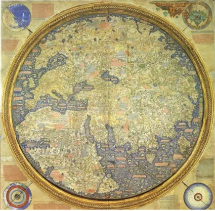 Şekil 15: Fra Mauro’nun dünya haritası (1459)