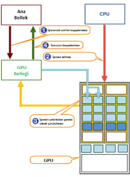Şekil 1. GPU iş akışı 