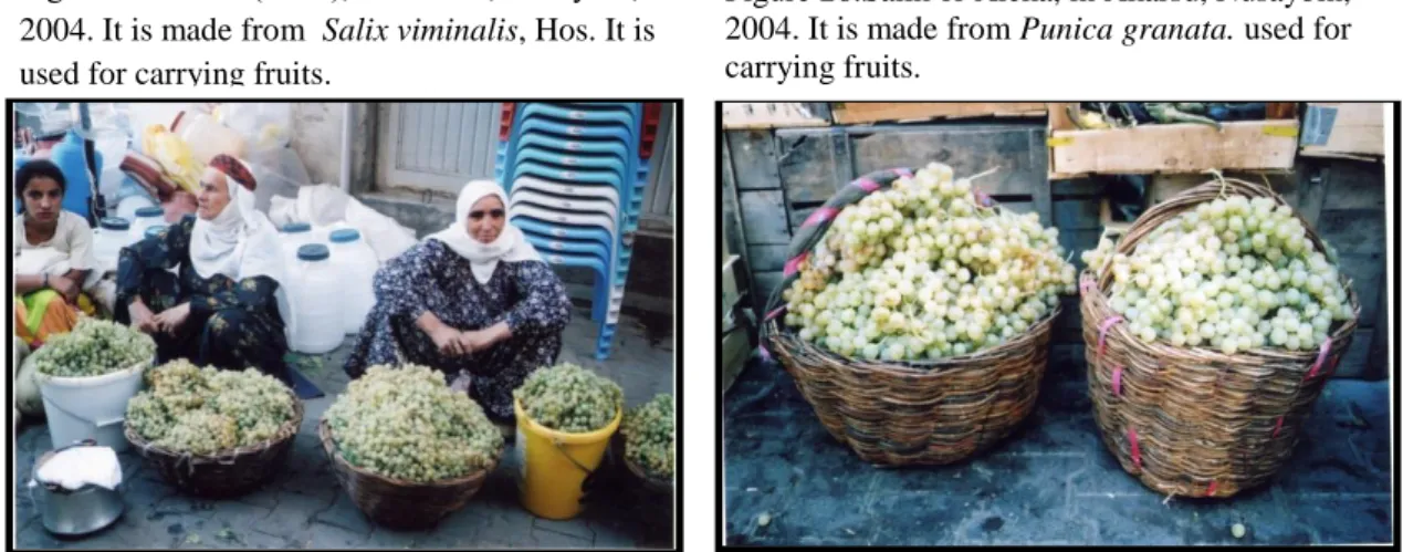 Figure 28: Salık, in Midyat using for used for   carrying fruits vegetables and eggs.   