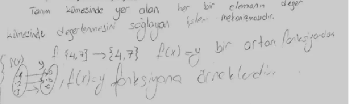 Şekil 4. 10 nolu  öğrencinin cevabı 