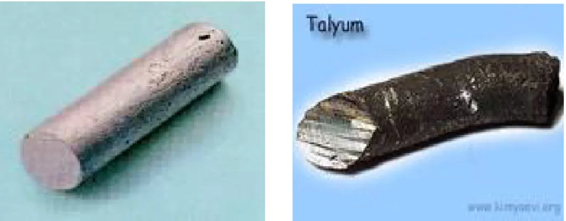 Şekil 2.2 Monokristal talyum   