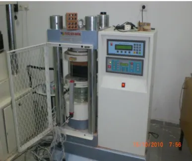 Şekil 2. Beton Pres Test Makinesi 